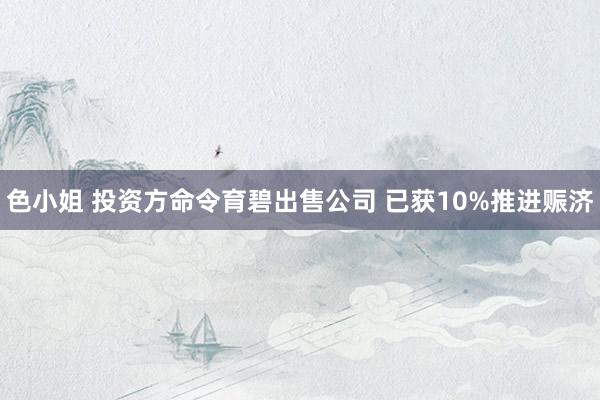 色小姐 投资方命令育碧出售公司 已获10%推进赈济